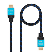 Nanocable Cable HDMI V2.0 4K@60GHz 18 Gbps A/M-A/M, negro, 1.5 m.