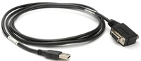 Zebra Synapse Cable 25-58923-01R serial cable Black 1.83 m USB 9-pin