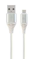 Cablexpert CC-USB2B-AMMBM-2M-BW2 USB cable USB 2.0 USB A Micro-USB B White