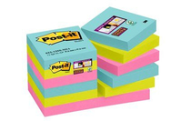 3M 622-12SS-MIA note paper Square Blue, Pink, Yellow Self-adhesive