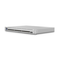 Ubiquiti USW-ENTERPRISE-24-POE łącza sieciowe Zarządzany L3 Gigabit Ethernet (10/100/1000) Obsługa PoE Srebrny