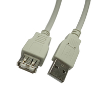 Videk 2490-3 USB-kabel 3 m USB A Beige