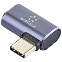 Renkforce RF-5245272 Kabeladapter USB-C Schwarz, Grau
