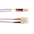 Black Box FOCMR50-005M-SCLC-VT cable de fibra optica 5 m 2x SC 2x LC OFNR OM2 Púrpura