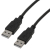 MCL USB 2.0 A/A 2 m USB-kabel USB A Zwart
