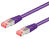Goobay 93342 networking cable Violet 0.25 m Cat6
