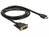 DeLOCK 85583 câble vidéo et adaptateur 1,5 m DVI-D HDMI Type A (Standard) Noir