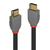 Lindy 36961 HDMI kábel 0,5 M HDMI A-típus (Standard) Fekete, Szürke