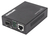 Intellinet 508216 convertitore multimediale di rete 1000 Mbit/s Nero