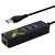 Techly Adattatore Convertitore USB3.0 Ethernet Gigabit con Hub 3 porte