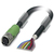Phoenix Contact 1437083 cable para sensor y actuador 0,5 m Negro