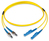 Dätwyler Cables 422415 Glasfaserkabel 5 m E-2000 (LSH) ST OS2 Gelb