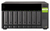 QNAP TL-D800C storage drive enclosure HDD/SSD enclosure Black, Grey 2.5/3.5"