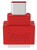 Panduit SKUSBC poortblokker USB Type-C Grijs, Rood 1 stuk(s)