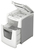 Leitz 80120000 Aktenvernichter Mikrogeschnittene Zerkleinerung 22 cm Grau, Weiß