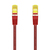 AISENS Cable De Red Latiguillo RJ45 LSZH Cat.7 600 MHz S/FTP PIMF AWG26, Rojo, 0.5 m
