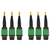 Tripp Lite N392B-61M-3X8AP InfiniBand/fibre optic cable 3x MTP/MPO OS2 Fekete, Zöld, Sárga