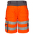 EN 20471 Shorts - 64 - Orange/Grau - Orange/Grau | 64: Detailansicht 3