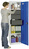 Werkzeug- und Materialschrank Serie 3000, 7035/5010, 3 Schubladen 200 mm, 3 Wannenböden