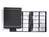 Durable VISIFIX 400 Business Card Ring Binder Album | A-Z Index | A4 Charcoal