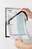 Durable DURAFRAME NOTE Magnetic Document Frame for Metal | A4 Silver