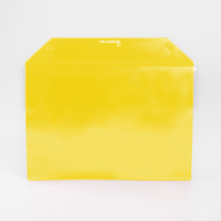 Magnettasche 217x155mm mit Regenklappe für DIN A5, gelb