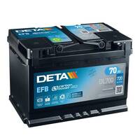 DETA DL700 Start-Stop EFB 12V 70Ah 720A Autobatterie