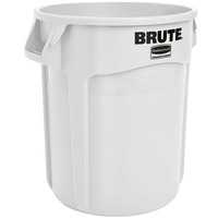 Rubbermaid BRUTE Round Container - 38 Litres - White
