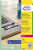 AVERY ZWECKFORM Typenschild-Etik. 96x50,8mm L6012-20 silber, Laser 200 St./20 Blatt