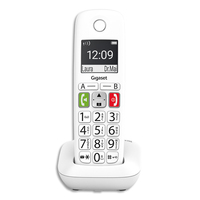 GIGASET Téléphone sans fil E290 Solo Blanc S30852-H2901-N102 sans répondeur