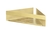 WENKO Turbo-Loc® Eckablage Genova Gold Matt, Befestigen ohne Bohren mit Spezial-Klebepad