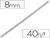 Espiral Metalico Yosan Negro Paso 56 4:1 8 mm Calibre 1,00 Mm