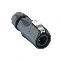 Stecker, 4-polig, Lötkelch, Schnellverriegelung, gerade, 2350 04 T06CB T