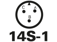 Buchsen-Kontakteinsatz, 3-polig, Lötkelch, gerade, 97-14S-1S(431)