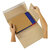 ECObook Kreuzbuchverpackung mit Haftklebeverschluss, braun, 430 mm