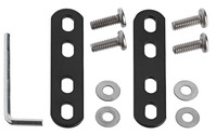 Reihenverbinder Lika; 4x4x6.5 cm (BxHxL); grau/braun; rechteckig; 2 Stk/Pck