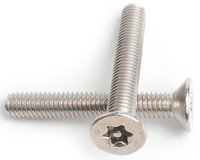 M4 X 50 PIN TX20 COUNTERSUNK SECURITY SCREW Sim.7991 A2 STAINLESS STEEL