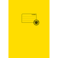 Heftumschlag, A4, 100% Altpapier, 21,4 cm x 29,9 cm, gelb
