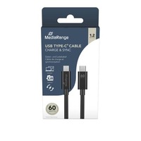 USB Type-C Lade- und Datenkabel USB 3.0 schwarz MEDIARANGE MRCS213