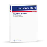 Hansapor steril Wundverband, 8 x 10 cm Bsn 100 Stück (1 Packung), Detailansicht