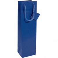 Geschenktasche Bottle ultramarinblau 100x350x80mm