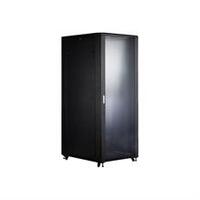 Rack (vertical) - cabinet - floor-standing - black, RAL 9005 - 27U - 19