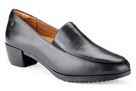 Shoes for Crews Women's Envy Slip On Dress Shoe in Black - Leather Upper - 42