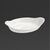 Revol French Classics Eared Dishes in White Porcelain - Oval - 230mm - Pack of 4