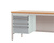 Gehäuse-Unterbau für ALU-Arbeitstische, Nutzhöhe 500 mm mit 5 Schubfächern, für Tischtiefe 800 mm | ZBK4872.9006