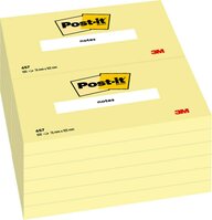 Post-it® Notes, gelb, 12 Blöcke, 76 x 102 mm