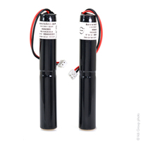 Pack(s) Batterie eclairage secours 2 x AA ST4 (2 packs) 2.4V 800mAh JST