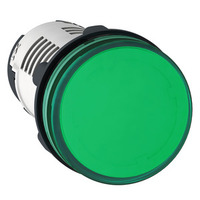 Leuchtmelder, rund Ø 22, grün, Integral LED, 24 V, Schraubklemmen