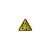Etikett Warnzeichen explosionsgefährlichen Stoffen 25.0 mm gelb mit schwarzem Aufdruck