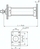 Zeichnung: Flanschbefestigung für Pneumatikzylinder ISO 15552